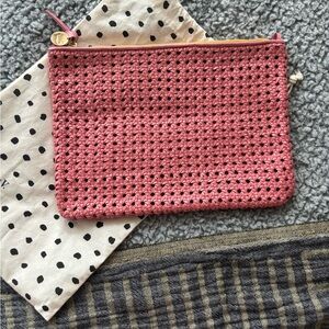 ✨ Clare V ✨ Flat Clutch W/ Tabs